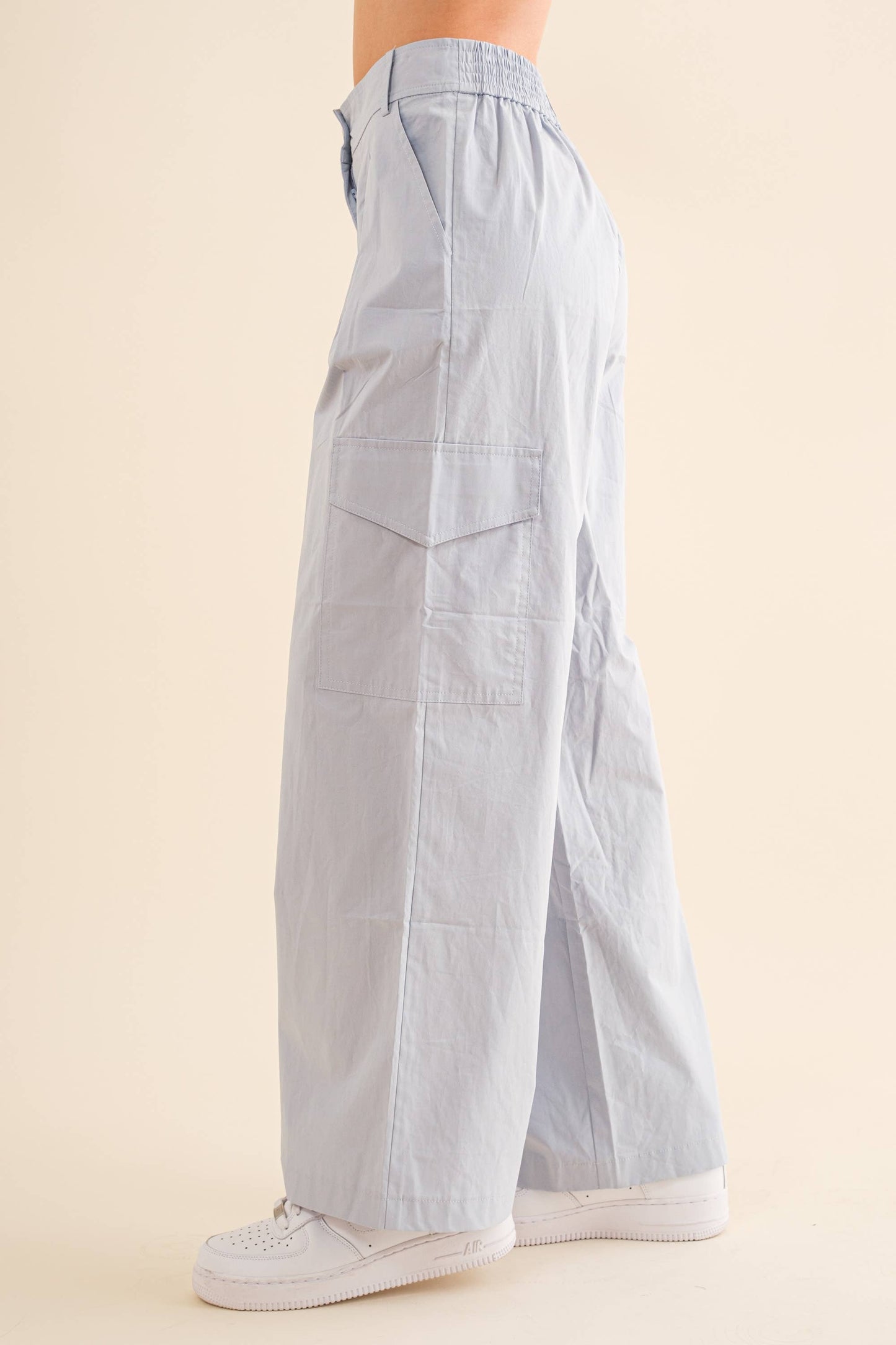 Cargo Wide Leg Long Pants