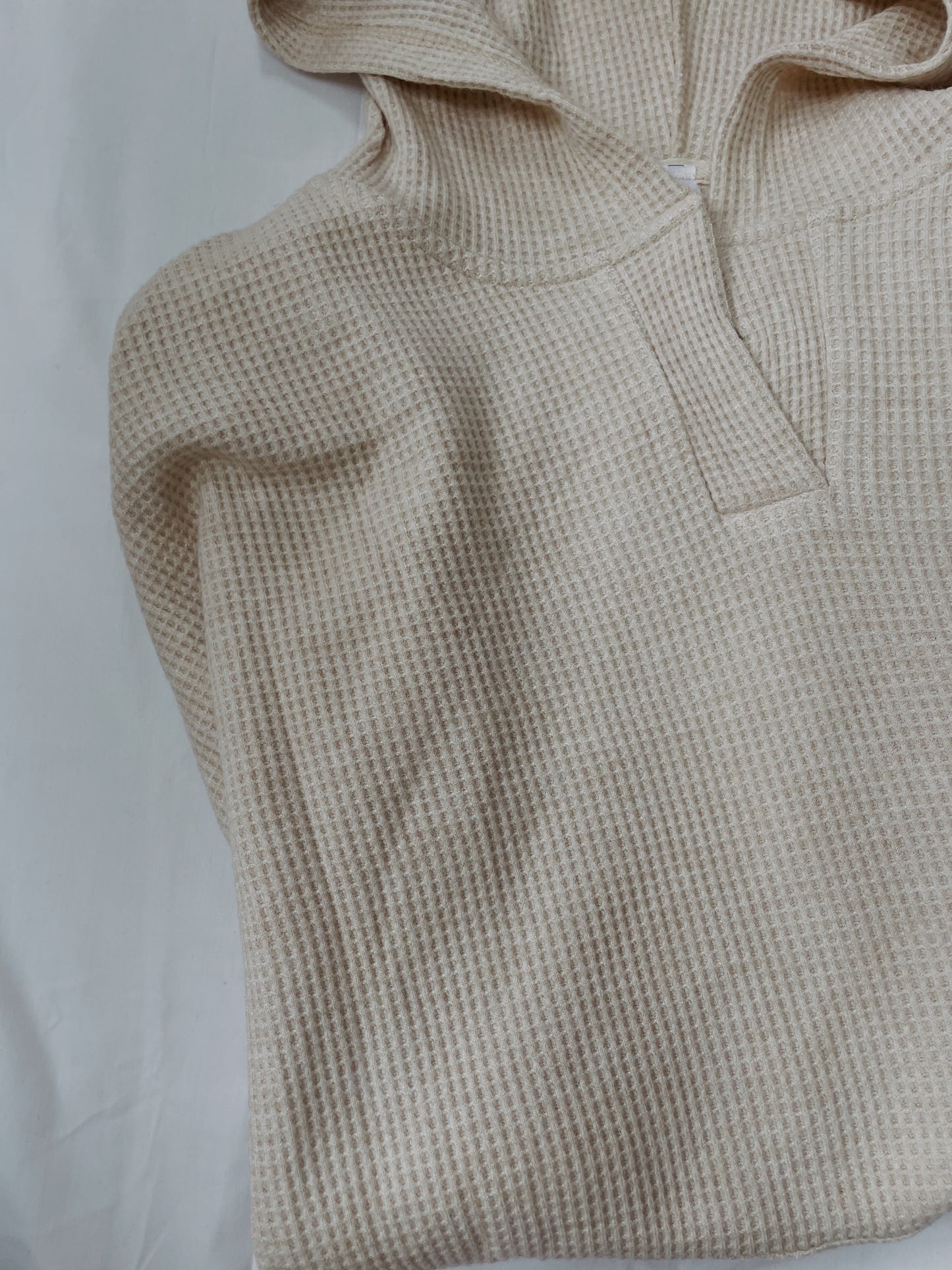 PLUS Waffle Knit Pullover