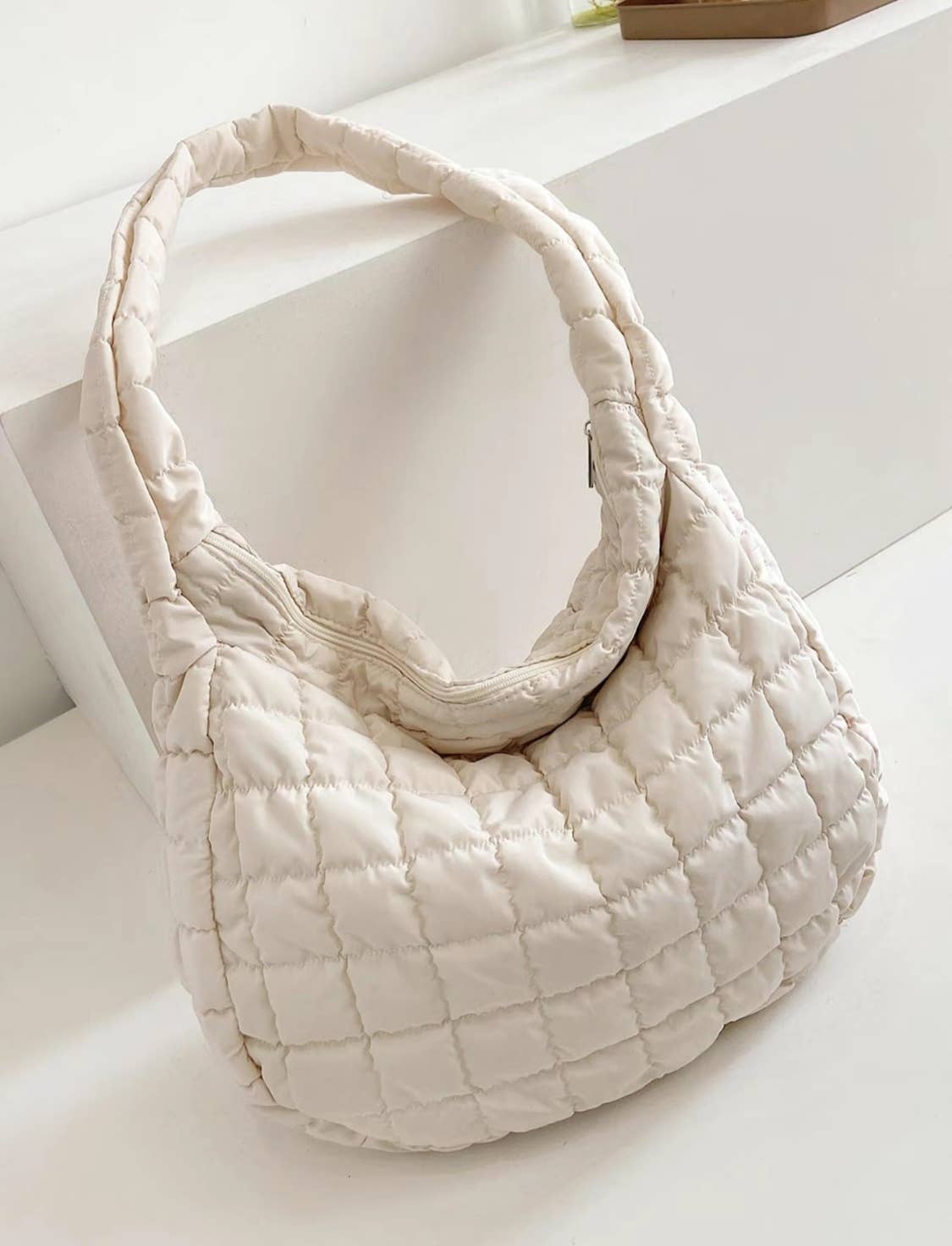 Quilted Puffer Bag