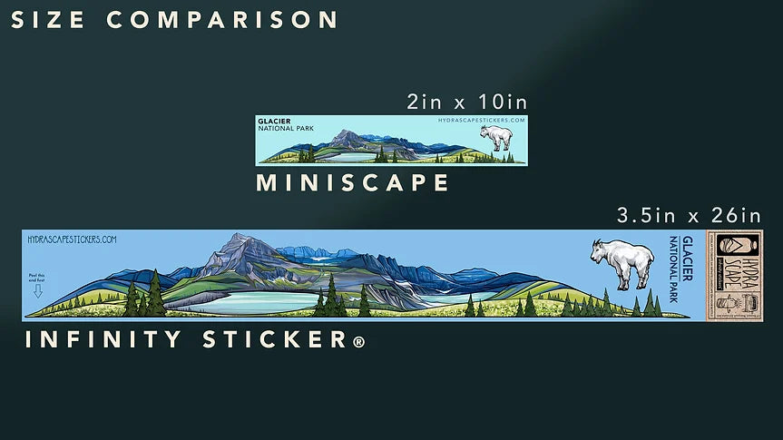 National Park Miniscape Stickers