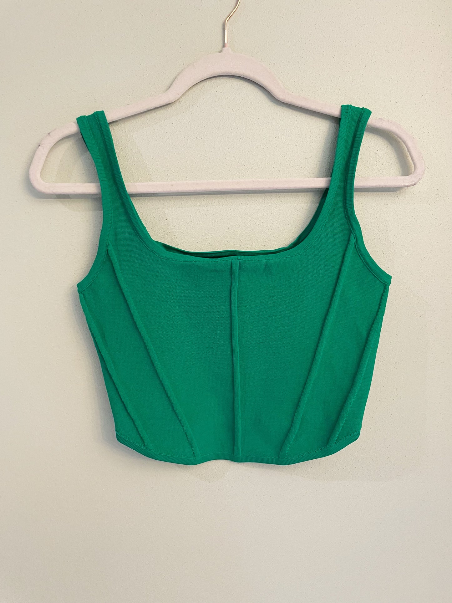 Green Goddess Corset Tank